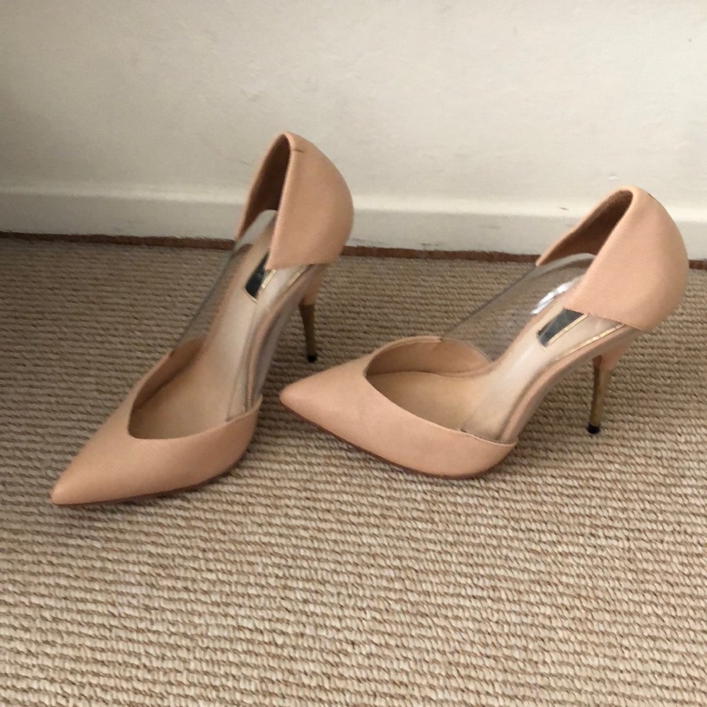 Rachel Zoe cream colored pumps